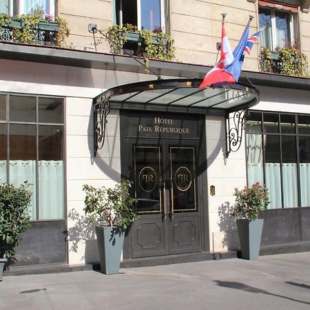 Hotel Paix Republique París Exterior foto